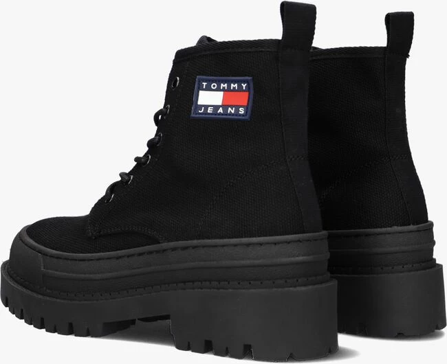 Tommy jeans tommy jeans foxing bottines à lacets en noir 3 Tommy jeans tommy jeans foxing bottines à lacets en noir – Image 3