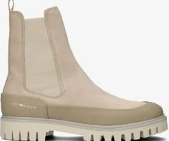 Tommy hilfiger th casual chelsea boots bottines chelsea en beige