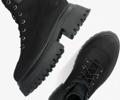 Timberland timberland sky 6 in lace up bottines à lacets en noir -Bottes Femme Soldes 230958 5