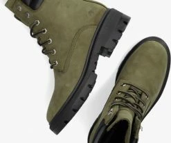 Timberland cortina valley 6in boot bottines à lacets en vert -Bottes Femme Soldes 230967 5