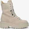Via vai bobbi brick bottines à lacets en beige -Bottes Femme Soldes 231003 2