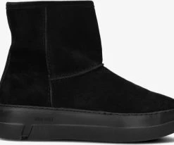 Via vai blue lounge bottes fourrure en noir