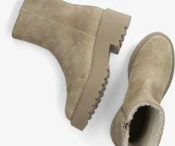 Via vai bobbi mellow bottes fourrure en beige 9 Via vai bobbi mellow bottes fourrure en beige -Bottes Femme Soldes 231023 5