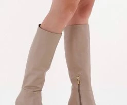 Notre-v an285 bottes hautes en beige 11 Notre-v an285 bottes hautes en beige -Bottes Femme Soldes 231195 8