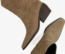 Notre-v al331 santiags en taupe -Bottes Femme Soldes 231204 5