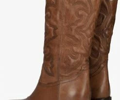 Notre-v al300.1 santiags en cognac 7 Notre-v al300.1 santiags en cognac -Bottes Femme Soldes 231213 3