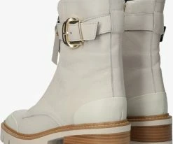 Notre-v ap1001 biker boots en beige 8 Notre-v ap1001 biker boots en beige -Bottes Femme Soldes 231223 3