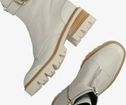 Notre-v ap1001 biker boots en beige 10 Notre-v ap1001 biker boots en beige -Bottes Femme Soldes 231223 5