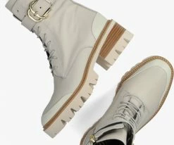 Notre-v ap1002 bottines à lacets en beige -Bottes Femme Soldes 231224 5