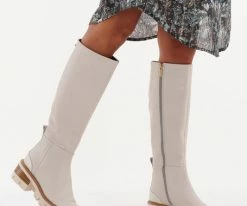 Notre-v ap1000 bottes hautes en beige 11 Notre-v ap1000 bottes hautes en beige -Bottes Femme Soldes 231227 8