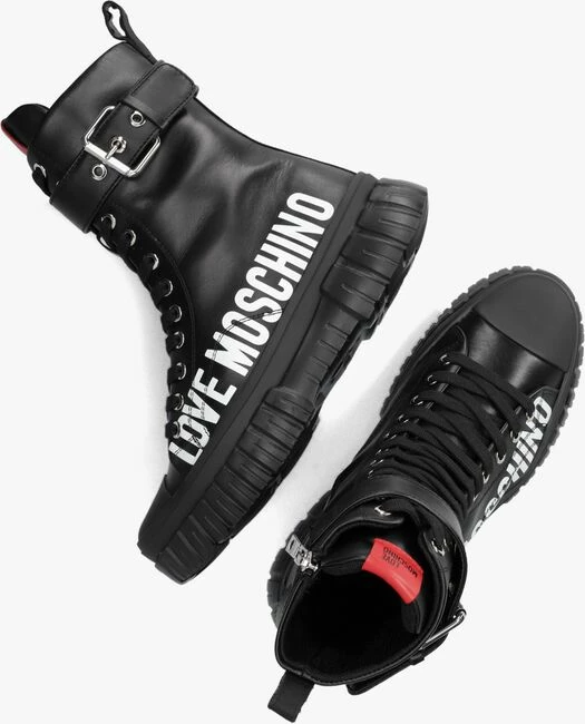 Love moschino ja15695 bottines à lacets en noir 5 Love moschino ja15695 bottines à lacets en noir – Image 5