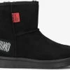 Love moschino ja24123 bottes fourrure en noir -Bottes Femme Soldes 231310 2