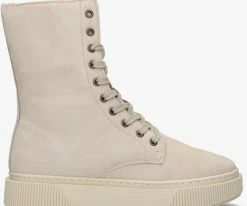 Cycleur de luxe endo bottines à lacets en beige