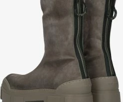 Vic matie 1b4704d bottillons en taupe -Bottes Femme Soldes 231679 3