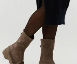 Vic matie 1b4704d bottillons en taupe -Bottes Femme Soldes 231679 8