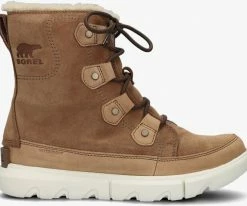 Sorel sorel explorer ii joan faux fur wp bottes fourrure en cognac