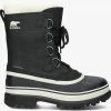 Sorel caribou wp bottes fourrure en noir -Bottes Femme Soldes 231683 2