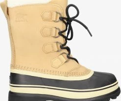 Sorel caribou wp bottes fourrure en cognac