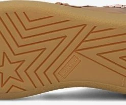 Woolrich montone bottines à lacets en camel -Bottes Femme Soldes 231847 4