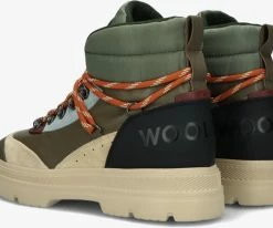 Woolrich retro hiking boot gum bottines à lacets en vert 8 Woolrich retro hiking boot gum bottines à lacets en vert -Bottes Femme Soldes 231849 3