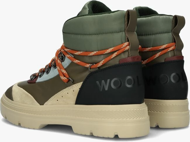 Woolrich retro hiking boot gum bottines à lacets en vert 3 Woolrich retro hiking boot gum bottines à lacets en vert – Image 3