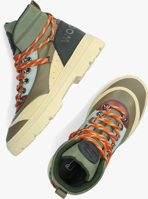 Woolrich retro hiking boot gum bottines à lacets en vert 5 Woolrich retro hiking boot gum bottines à lacets en vert – Image 5