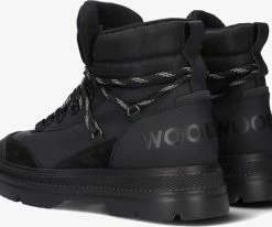Woolrich retro hiking boot gum bottines à lacets en noir 8 Woolrich retro hiking boot gum bottines à lacets en noir -Bottes Femme Soldes 231850 3