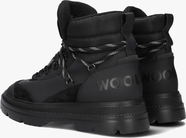 Woolrich retro hiking boot gum bottines à lacets en noir 3 Woolrich retro hiking boot gum bottines à lacets en noir – Image 3