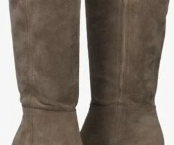 Notre-v 5535 bottes hautes en taupe 9 Notre-v 5535 bottes hautes en taupe -Bottes Femme Soldes 231871 5
