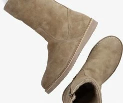 Notre-v 2204-01 bottes fourrure en taupe -Bottes Femme Soldes 232061 5