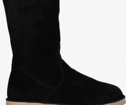 Notre-v 2204-01 bottes fourrure en noir