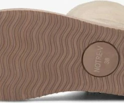 Notre-v 2204-02 bottes fourrure en beige -Bottes Femme Soldes 232064 4