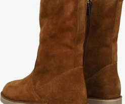 Notre-v 2204-01 bottes fourrure en cognac -Bottes Femme Soldes 232066 3