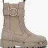 Haboob p7075 bottines chelsea en taupe -Bottes Femme Soldes 233922 2