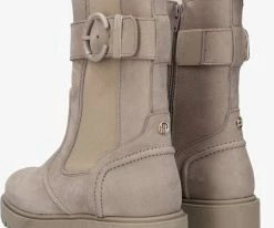 Haboob p7075 bottines chelsea en taupe -Bottes Femme Soldes 233922 3