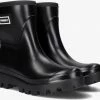 Twinset milano 222tcp23a bottes en caoutchouc en noir -Bottes Femme Soldes 234894 1