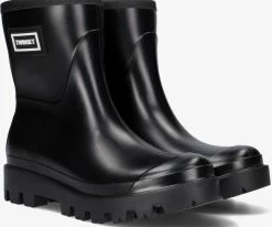 Twinset milano 222tcp23a bottes en caoutchouc en noir