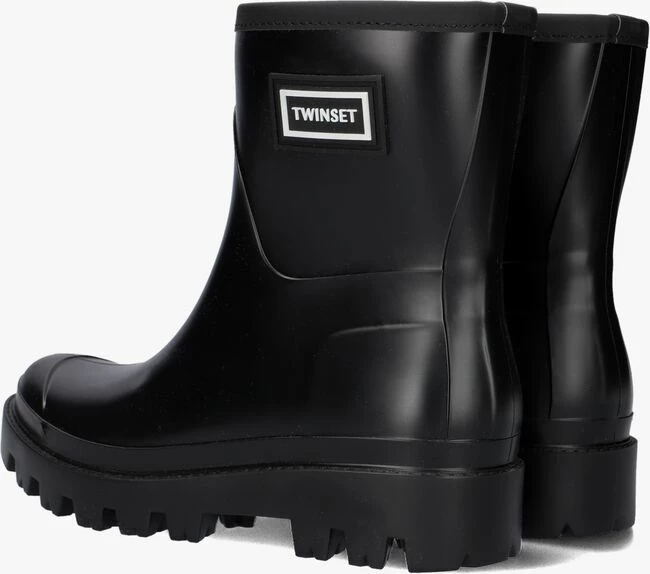 Twinset milano 222tcp23a bottes en caoutchouc en noir 3 Twinset milano 222tcp23a bottes en caoutchouc en noir – Image 3