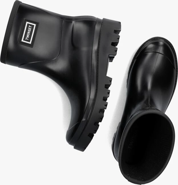 Twinset milano 222tcp23a bottes en caoutchouc en noir 5 Twinset milano 222tcp23a bottes en caoutchouc en noir – Image 5