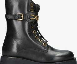 Twinset milano 222tcp014 bottines à lacets en noir