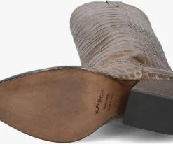 Elena iachi e2521 santiags en taupe -Bottes Femme Soldes 234929 4