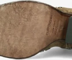 Elena iachi e3405 santiags en vert -Bottes Femme Soldes 234940 4