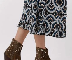 Elena iachi e3405 santiags en vert -Bottes Femme Soldes 234940 8