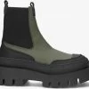 Bronx evi-ann 47427 bottillons en vert -Bottes Femme Soldes 235097 2