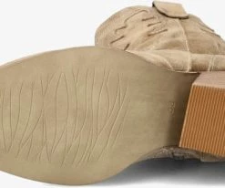 Omoda r18113 santiags en taupe -Bottes Femme Soldes 235105 4