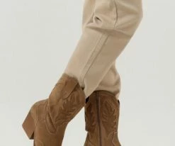 Omoda r18113 santiags en taupe -Bottes Femme Soldes 235105 8