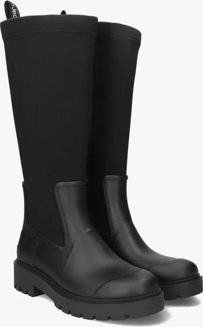 Calvin klein high rainboot bottes en caoutchouc en noir 2 Calvin klein high rainboot bottes en caoutchouc en noir – Image 2