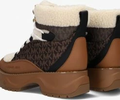 Michael kors dupree hiker bootie bottines à lacets en marron -Bottes Femme Soldes 235536 3