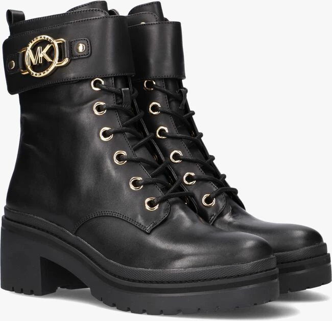 Michael kors rory lug bootie bottines à lacets en noir 2 Michael kors rory lug bootie bottines à lacets en noir – Image 2