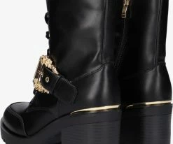 Versace jeans mia dis s94 bottines à lacets en noir 7 Versace jeans mia dis s94 bottines à lacets en noir -Bottes Femme Soldes 236006 3